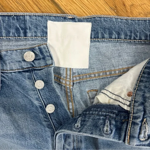 MOTHER JeansMother The Trasher Distressed Baggy Fit Streetwear Ankle Crop